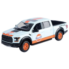Load image into Gallery viewer, Ford F-150 Raptor with Gulf Livery 2017 (scale 1 : 24)