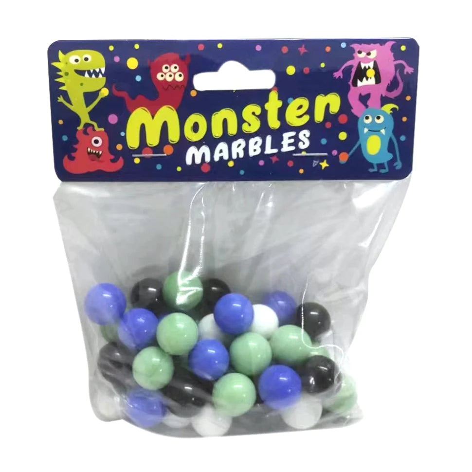 Milky Marbles 16mm 50pc (Monster Marbles)
