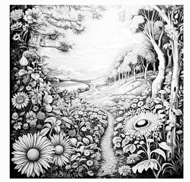 Greeting Card - Meadow Oasis 155 x 155mm