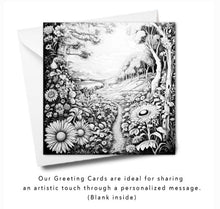 Load image into Gallery viewer, Greeting Card - Meadow Oasis 155 x 155mm