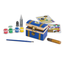 Load image into Gallery viewer, Pirate Chest (Wooden Craft Kit)