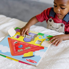 Load image into Gallery viewer, Blues Clues Wooden Lift-The-Flap Activity Board 4pc