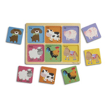 Load image into Gallery viewer, Wooden Puzzles - Farm Friends 12pc