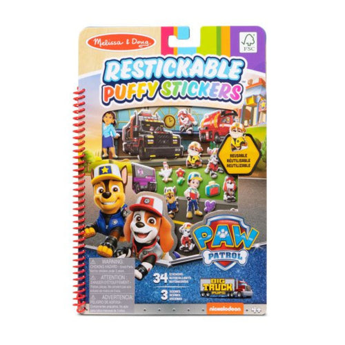 Paw Patrol Puffy Stickers Big Truck Pups
