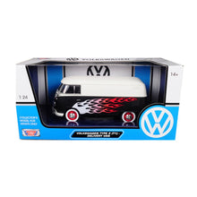 Load image into Gallery viewer, Volkswagen Type 2 (T1) Delivery Van Black/White (scale1:24)