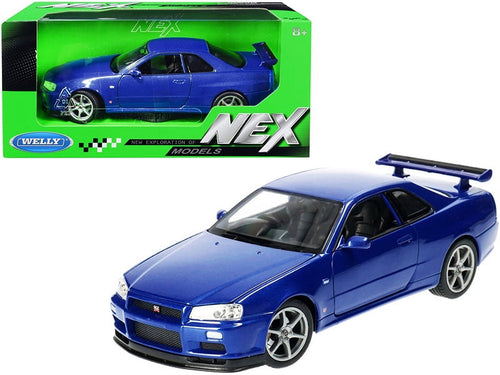 Nissan Skyline GT-R (R34) Metallic Blue (scale 1 : 24)