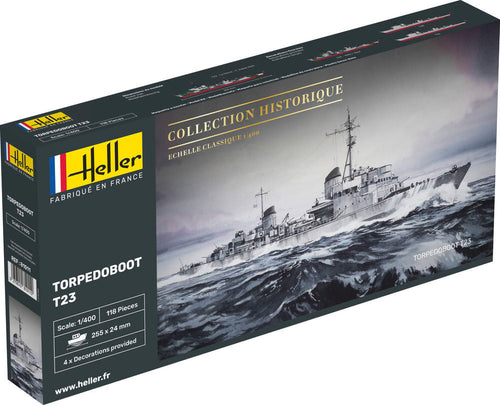 Torpedoboot T23 1939 (scale 1 : 400) (Heller)