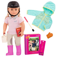 Load image into Gallery viewer, OG Deluxe Doll with Book Tamera 18 Inch Blonde