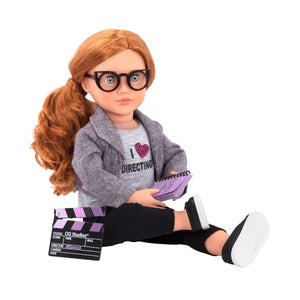 OG Deluxe Doll W/Book Mienna 18Inch Blonde