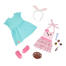 Load image into Gallery viewer, OG Deluxe Baking Outfit with Bunny - Rabbits &amp; Carrots