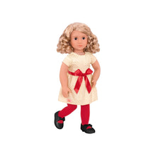 Load image into Gallery viewer, OG Deluxe Doll W/Book Noelle 18 Inch Blonde