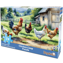 Load image into Gallery viewer, Puzzle 24pc Home Brood (Chicken Coop) (for seniors) (Joyful)