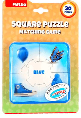Puzzle 30pc Colours (Square Puzzle) (Carded)