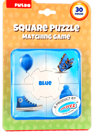 Puzzle 30pc Colours (Square Puzzle) (Carded)