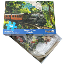 Load image into Gallery viewer, Puzzle 48pc Full Steam Ahead (Steam Train) (for seniors)