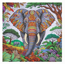 Load image into Gallery viewer, Greeting Card - Tribal Elephant 155 x 155mm