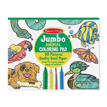 Load image into Gallery viewer, Jumbo Colouring Pad - Animals