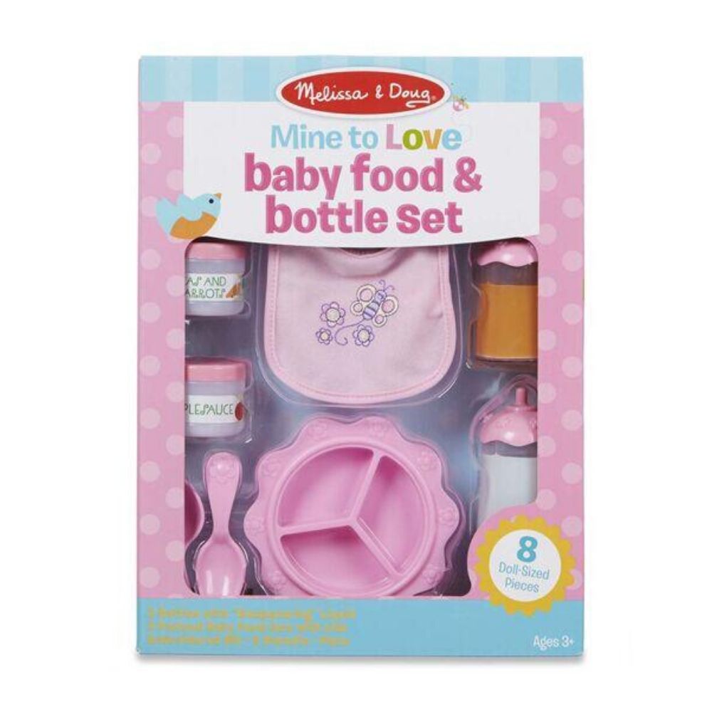 Time To Eat Feeding Set 8pc (Mine To Love Baby Food & Bottle)
