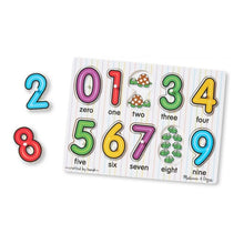 Load image into Gallery viewer, See Inside Numbers Peg Puzzle