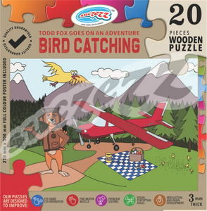 Puzzle 20pc Todd Fox Adventure Bird Catching