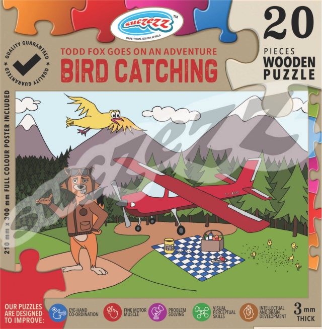 Puzzle 20pc Todd Fox Adventure Bird Catching