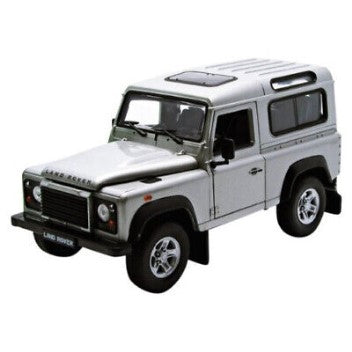 Land Rover Defender Silver (scale 1 : 24)