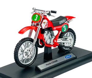 Honda CR250R Red 1987 (scale 1 : 18)