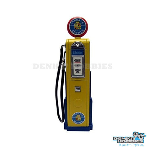 Gas Pump Cadillac Emblem Rect (scale 1 : 18) (yellow/blue)
