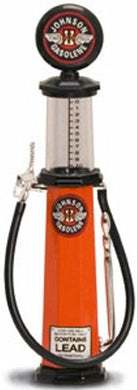 Gas Pump Johnson Emblem Round (scale 1 : 18) (orange)