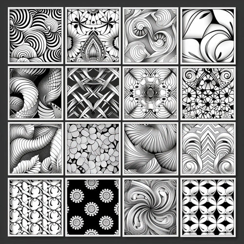 Fine Art - Geometric Harmony 300 x 300mm