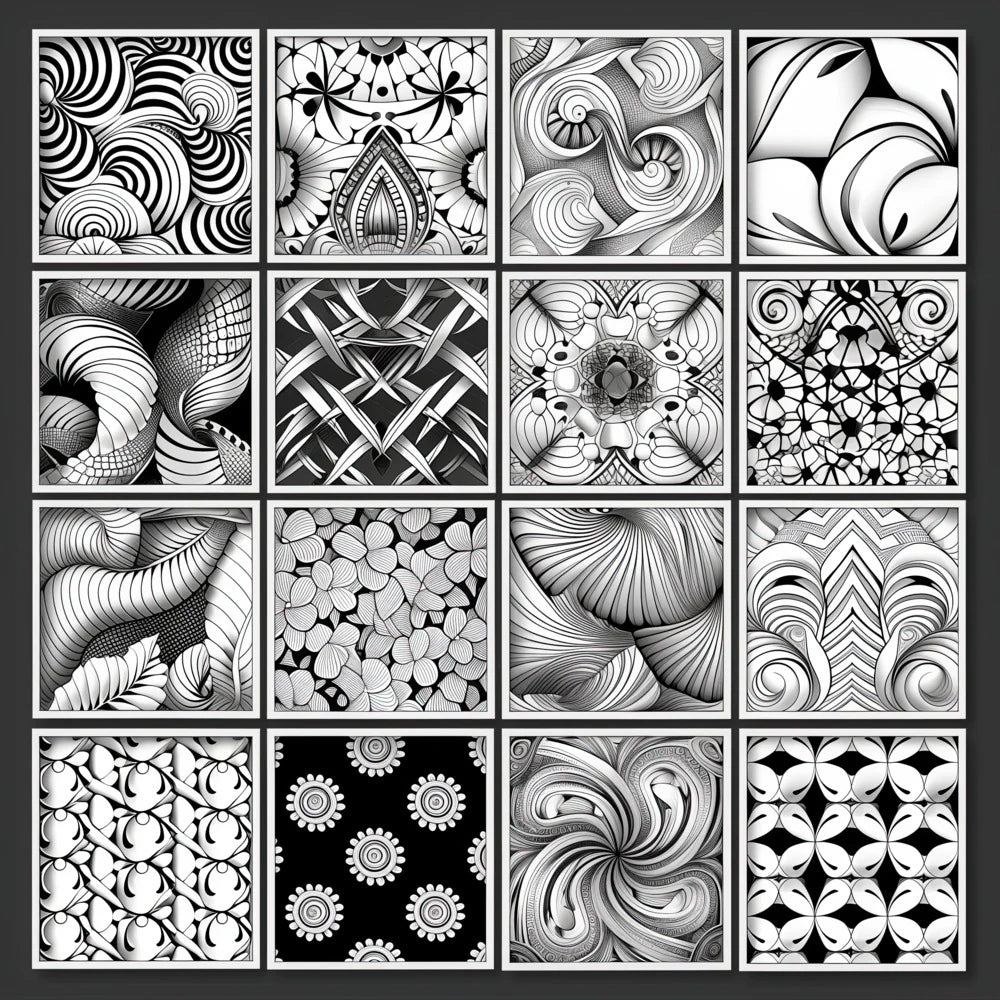 Fine Art - Geometric Harmony 300 x 300mm