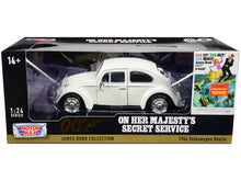 Load image into Gallery viewer, Volkswagen Beetle (James Bond) 1966 White (scale 1 : 24)