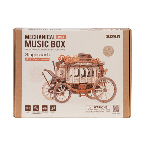 Puzzle 3D Mechanical Music Box - Stage Coach 199pc