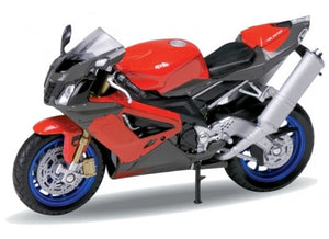 Aprilia RSV 1000 R Red/Blue Rims (scale 1 : 18)