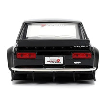Load image into Gallery viewer, Datsun 510 Advan Black JDM Tuners 1973 (scale 1 : 24)