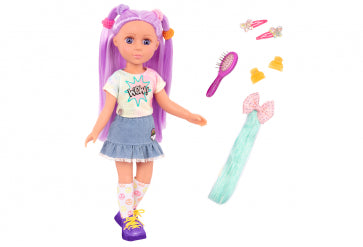 Glitter Girls 14 Inch Hairplay Doll Luma Purple Hair
