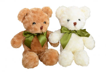 Teddy Bear with Ribbon 33cm Assorted