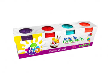 Clay Dough Colour 4pc (Game World) (Infinite Originality)