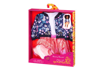 OG Regular Floral Jacket with Skirt Outfit - Bloomy Blossom