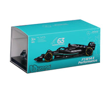 Load image into Gallery viewer, Mercedes AMG F1 W14 2023 #63 with Hat (scale 1 : 43)