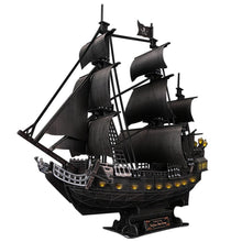 Load image into Gallery viewer, Puzzle 3D Queen Anne's Revenge 293pc with LED
