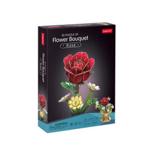 Load image into Gallery viewer, Puzzle 3D Flower Bouquet - Rose 120pc (Cubic Fun)
