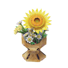 Load image into Gallery viewer, Puzzle 3D Flower Bouquet - Sunflower 102pc (Cubic Fun)
