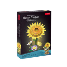 Load image into Gallery viewer, Puzzle 3D Flower Bouquet - Sunflower 102pc (Cubic Fun)