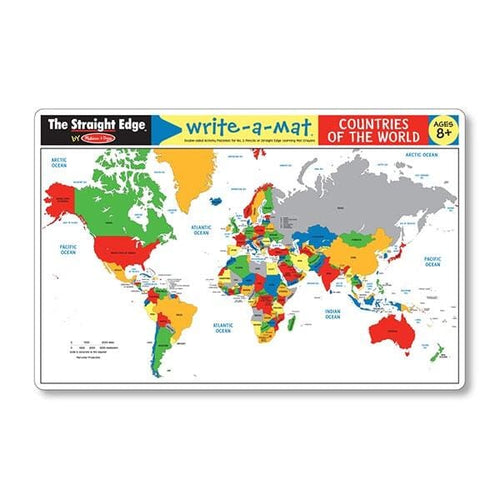Countries Of The World Write A Mat