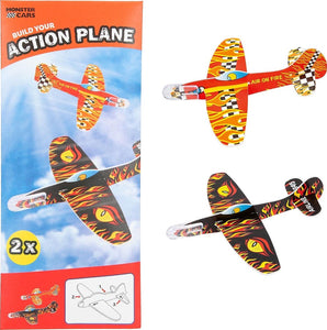 Monster Cars Glider Assorted (Build Your Action Plane)