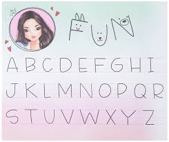 Top Model Creative Lettering