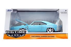 Dodge Charger Daytona Light Blue 1969 (scale 1 : 24)(Bigtime