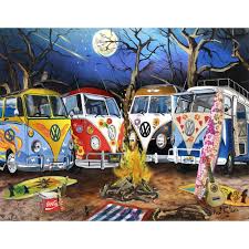 Puzzle 501pc Misty Cliffs (Widget Puzzle) (RGS) (VW combis)