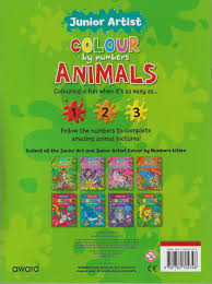 Colour By Numbers - Animals (Green)